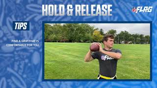 How to Throw a Football  NFL FLAG Drills [upl. by Nirahs]