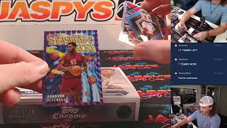 Sat 110224  202324 Topps Chrome Basketball Breakers Delight 1Box Break 10 PYT [upl. by Lynus]