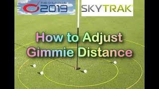 TGC 2019  Skytrak  Adjusting Your Gimmie  On the Green Distances [upl. by Elwyn]