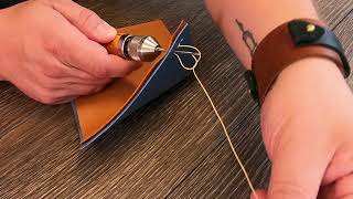 Using the Speedy Stitcher Sewing Awl [upl. by Berna379]