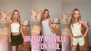 Brandy Melville Try On Haul [upl. by Cower]