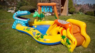 Intex Dinosaur Inflatable Play Center [upl. by Ettelloc]