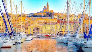 A Walk Around the Old Port of Marseille Vieux Port Marseille France [upl. by Armand]