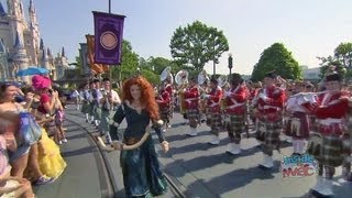 Merida quotBravequot processional and coronation as 11th Disney Princess at Walt Disney World [upl. by Alyssa]