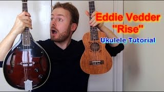 Rise  Eddie Vedder Ukulele Tutorial [upl. by Modeerf]