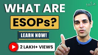 ESOP  Employee Stock Option Plan EXPLAINED in Hindi  Ankur Warikoo Startups  Startup Video [upl. by Madra]