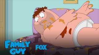 Peter Gets Stuck To The Couch  Season 16 Ep 20  Family Guy [upl. by Tnilk677]