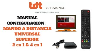 Programar Mando Universal Superior 2 en 1  4 en 1 [upl. by Nhtanhoj]