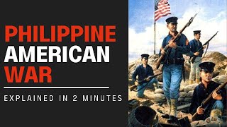 Philippine American War Explained In 2 Minutes [upl. by Anastasie597]