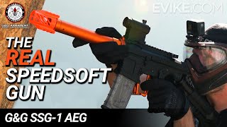 The REAL Speedsoft Gun  GampG SSG1 AEG Review [upl. by Anatnahs]