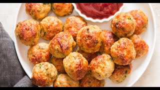 Juicy Baked Chicken Meatballs [upl. by Stephania]