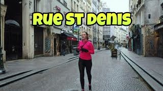 🇫🇷 Walking Paris  Rue Saint Denis quotRed lightquot quarter 🚶 [upl. by Dicky]