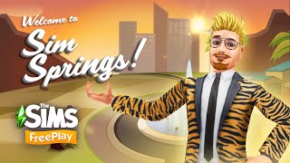 The Sims FreePlay  Sim Springs Feature Trailer [upl. by Hime]