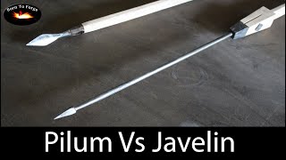 Roman Pilum Vs Celtic Javelin Tests [upl. by Janek956]