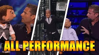 Paul Zerdin Ventriloquist Americas Got Talent 2015 All Performances｜GTF [upl. by Htedirem]