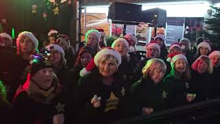 WHAT CHRISTMAS MEANS TO ME Rock Choir at Birkdale Lights Switch On 1st December 2024 [upl. by Liarret]