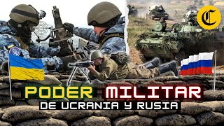 RUSIA vs UCRANIA El poder militar de cada país y el movimiento de sus tropas [upl. by Affer]