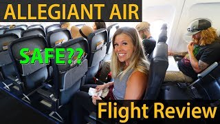 ALLEGIANT AIRLINES FLIGHT REVIEW  Airbus A319  Bellingham to Las Vegas [upl. by Arva]