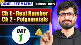 Class 10 Maths  Day 1  Real Numbers amp Polynomials  Class 10  Alakh Pandey  Ritik Sir [upl. by Nevsa]