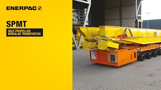 SelfPropelled Modular Transporter  SPMT  Enerpac Heavy Lifting Technology [upl. by Prichard]