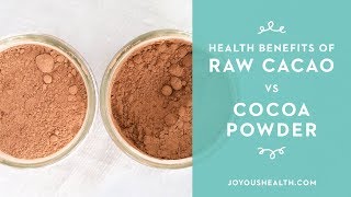 Health Benefits of Raw Cacao vs Cocoa Powder [upl. by Hwang]