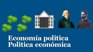 ¿Economía política o política económica  ¿Qué son ejemplos y diferencias [upl. by Nnaeirrac]