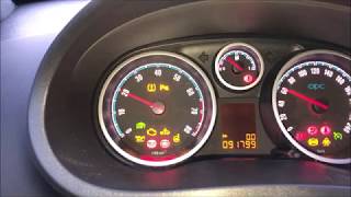 Opel Corsa d opc Bj 2010 Inspektion zurückstellen service reset [upl. by Nyrem]