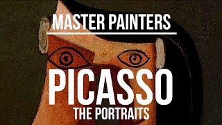 Pablo Picasso 18811973  The Portraits  A collection of paintings 4K Ultra HD [upl. by Assyral]