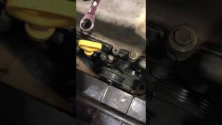 1996 Tacoma 27 power steering belt change [upl. by Phillie987]