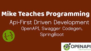 ApiFirst driven development  Using swagger code gen OpenApi amp Spring Boot [upl. by Meelas]