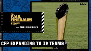 CFP expands to 12 teams in 2026  Paul Finebaum Show [upl. by Ahcsas]