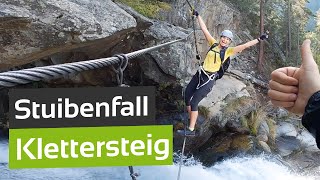 Spektakulärer Klettersteig am Stuibenfall Der höchste Wasserfall in Tirol [upl. by Marala17]