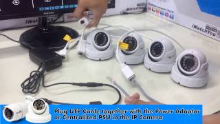 How to install CCTV IP Camera using network switch hub iWatchYou CCTV [upl. by Kennett]