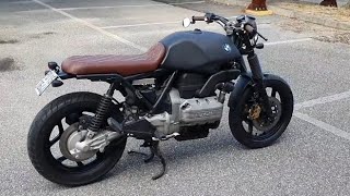 Bmw Cafè Racer K75 What modifications and what sound [upl. by Cherri]