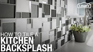 How to Tile a Kitchen Backsplash [upl. by Odlavu934]