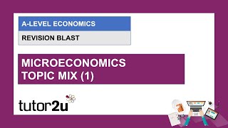 ALevel Economics Revision Blast  Micro Topic Mix 1  13 Apr 2021 [upl. by Ecnarrot]