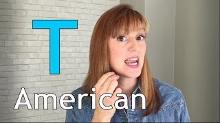 American Accent Training  American T  Flap T [upl. by Yorick764]