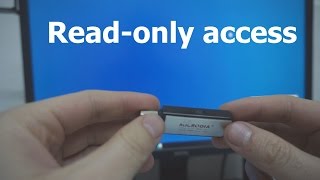 USB Flash Drive  Read Only Hardware  Software method [upl. by Drolyag]