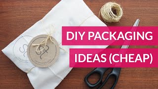 DIY Packaging Ideas for Business  Sustainable and Cheap [upl. by Eruza]