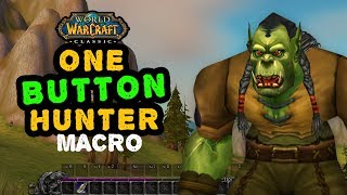 One Button Hunter Macro in Classic WoW and other popular requests [upl. by Davison]