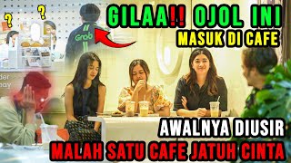 GILA Ojol Ini Masuk Di Cafe  Awalnya Diusir Malah Satu Cafe Jatuh Cinta [upl. by Mcferren180]