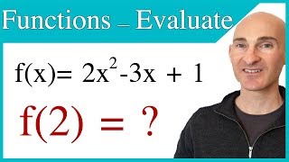 Evaluating Functions Intro to Function Notation [upl. by Sally49]