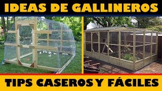 Las Mejores Ideas para hacer Gallineros  Tips Caseros [upl. by Eidarb]