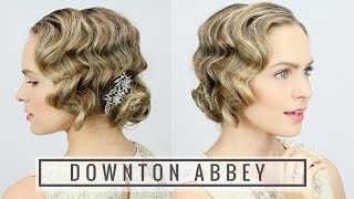 1920s Finger Wave Updo [upl. by Gnirol]