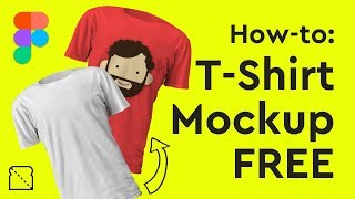 Create a TShirt Mockup with Figma No Photoshop  No Fluff Design [upl. by Adamis223]