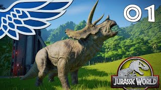 JURASSIC PARK  Life Finds A Way Part 1  Jurassic World Evolution Lets Play Walkthrough [upl. by Roel535]