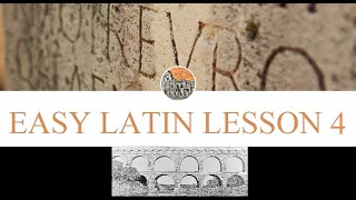 Easy Latin Lesson 4  Learn Latin Fast with Easy Lessons  Latin Lessons for Beginners  Latin 101 [upl. by Eugenius]