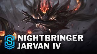 Nightbringer Jarvan IV – OPGG Skin Review – League of Legends [upl. by Bogey561]