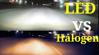 Best Headlights LED vs Halogen [upl. by Eecart721]