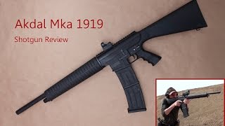 Akdal MKA 1919 Review SemiAuto BoxFed 12Gauge 3Gun Goodness [upl. by Ahtibat]